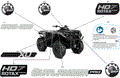 BODY - FEATURE DECALS - 2024 CAN AM OUTLANDER PRO HD7 4X4 XU - TUNDRA GREEN - (2)