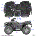 BODY: DECALS - 2021 POLARIS SPORTSMAN 850 48" TRAIL