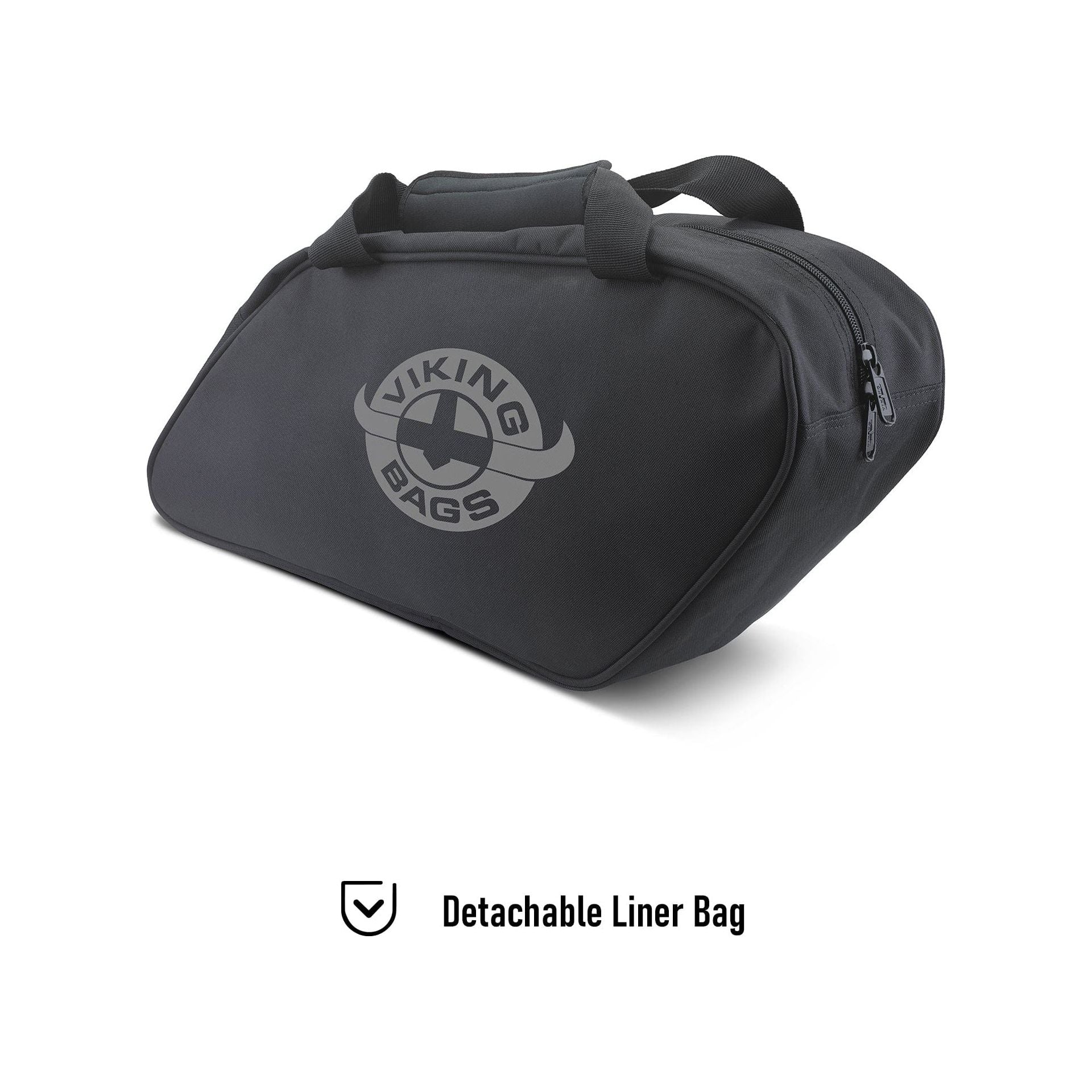 42L - Baldur XL Victory 8 Ball Motorcycle Hard Saddlebags by