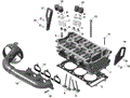 ROTAX - CYLINDER HEAD - 2026 CAN AM DEFENDER HD11 XT - STEALTH BLACK - 65" WIDTH - (2)