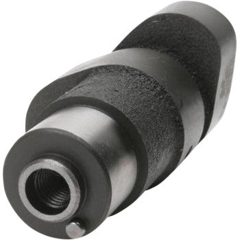 A close-up of the Yamaha Camshaft Single Cam Stage 1 by Hot Cams, featuring lobes and a threaded end, designed for internal combustion engines to boost throttle response and power by improving valve timing.