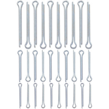 Cotter Pin Assortment by Bolt features 3.2 x 40 mm and 2 x 20 mm metal pins neatly arranged in rows on a white background.