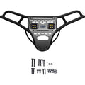 Polaris RZR XP 1000 Front Bumper Skid Plate with Amber Lights Black by Ravek