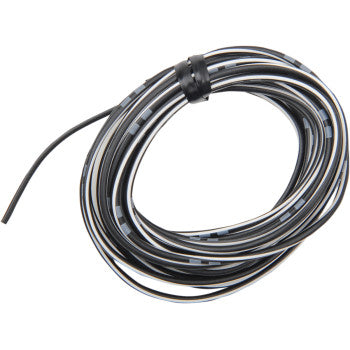 The Shindy 13' Wire Spool features black and white OEM color insulation, a plastic tie for bundling, and supports 14A/12V.