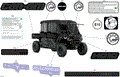 BODY - DECALS - 2025 CAN AM DEFENDER MAX HD10 TEX - STEALTH BLACK - 65" WIDTH
