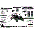 BODY - DECALS - 2022 CAN AM MAVERICK TURBO RR DS