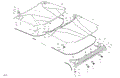 BODY - ROOF - 2026 CAN AM COMMANDER MAX 700 EFI XT - FIERY RED METALLIC - 60" WIDTH
