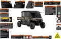 BODY - WARNING DECALS - 2025 CAN AM DEFENDER MAX HD10 LTD CAB - WILDLAND CAMO - 65" WIDTH