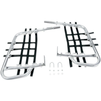 Honda TRX Nerf Bars Natural Black by DG Performance