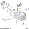 ENGINE: AIR INTAKE - 2024 POLARIS SPORTSMAN XP 1000 HUNTER EDITION