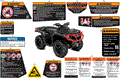 BODY - WARNING DECALS - 2018 CAN AM OUTLANDER 4X4 MOSSY OAK HUNTING EDITION 1000R - CALI - BREAK UP COUNTRY