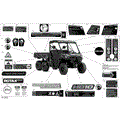 BODY - DECALS - 2022 CAN AM DEFENDER 6X6 HD10 LTD CAB