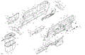 CAB INTERIOR - BACK WALL - 2025 CAN AM DEFENDER MAX HD10 X MR - WILDLAND CAMO - 67" WIDTH - (2)