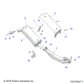 ENGINE: EXHAUST - 2021 POLARIS SPORTSMAN 850 EPS LE 48"