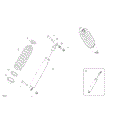 SUSPENSION - FRONT SHOCKS - 2026 CAN AM COMMANDER 700 EFI DPS - COMPASS GREEN - 60" WIDTH