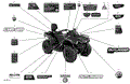 BODY - DECALS - 2022 CAN AM OUTLANDER MAX 570 EFI DPS - (2)