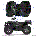 BODY: DECALS - 2020 POLARIS SPORTSMAN XP 1000 48" TRAIL