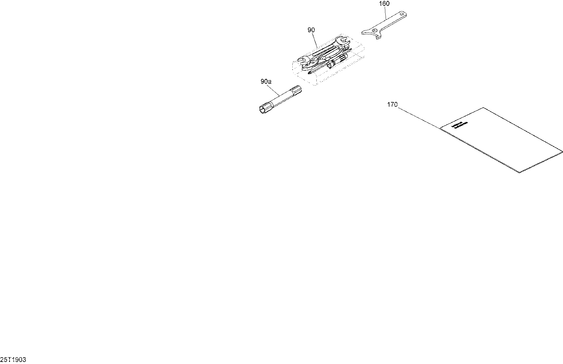 An Image of a Genuine Can-Am Parts Schematic Diagram showing the schematic - FRONT STORAGE