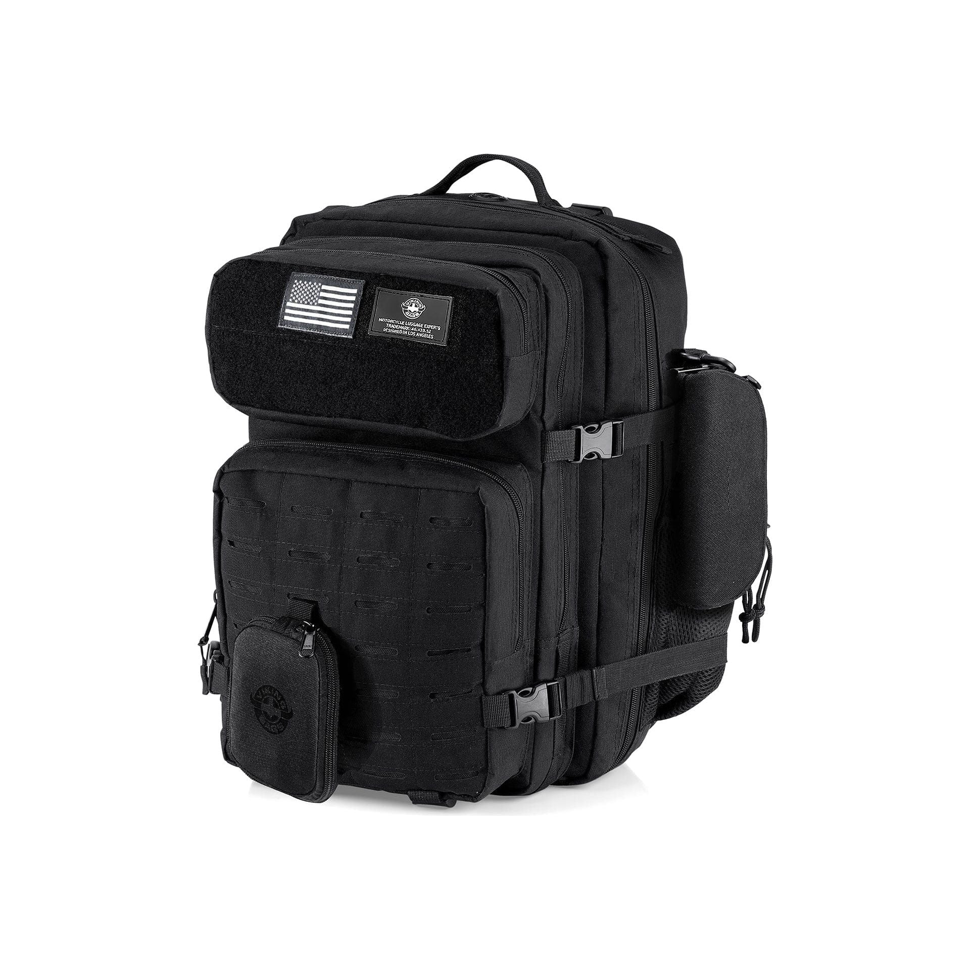 45L - Tactical XL Indian Motorcycle Sissy Bar Backpack by Viking Bags 55826 Sissy Bar Bag