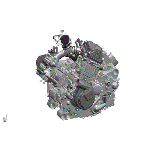 An Image of a Genuine CFMOTO Parts Schematic Diagram showing the schematic - ENGINE ASSY - 2015 CFMOTO UFORCE 800