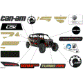 BODY - DECALS - 2023 CAN AM MAVERICK MAX TURBO RR X DS