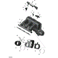 AIR INTAKE MANIFOLD AND THROTTLE BODY - 2020 CAN AM MAVERICK TURBO R / TURBO RR / X DS / X RS