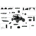 DECALS - TURBO R - PACKAGE X RS - NORTH AMERICA - 2019 CAN AM MAVERICK TURBO R