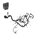 ROTAX - ENGINE HARNESS AND ELECTRONIC MODULE - 2024 CAN AM OUTLANDER MAX 700 4X4 DPS - LEGION RED - (2)