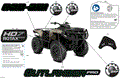 BODY - FEATURE DECALS - 2025 CAN AM OUTLANDER PRO HD7 4X4 - DESERT TAN