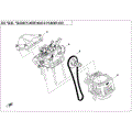 CYLINDER & CYLINDER HEAD ASSY. - 2020 CFMOTO CFORCE 400