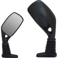 Side View Mirror Rectangular Black Pair by Parts Unlimited