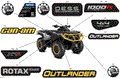 BODY - FEATURE DECALS - 2024 CAN AM OUTLANDER 1000R EFI 4X4 XT P - HYPER SILVER - (2)