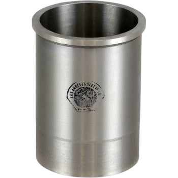 A durable stainless steel container featuring the La Sleeve logo is perfect for storing your Yamaha Cylinder Sleeve 83.00 mm or other cylinder resleeving parts.