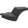Step-Up Seat - Front Lattice Stitch / Rear Smooth - Black by Saddlemen