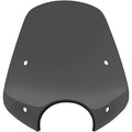 Pop Top Windshield - 7" Headlight Cut Out - Dark Black Smoke by Memphis Shades