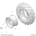 WHEELS: FRONT TIRE - 2022 POLARIS SPORTSMAN 570 6X6