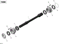 DRIVE SHAFT _56R1511 - 2015 CAN AM COMMANDER MAX 1000 / LTD