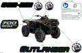 BODY - FEATURE DECALS - 2025 CAN AM OUTLANDER 700 4X4 DPS - WILDLAND CAMO - (2)