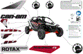 BODY - DECALS - 2025 CAN AM MAVERICK R - CATALYST GRAY - 77" WIDTH