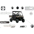 BODY - DECALS - 2025 CAN AM DEFENDER HD7 XT - WILDLAND CAMO - 62" WIDTH CALI