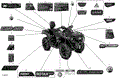 BODY - DECALS - 2022 CAN AM OUTLANDER MAX 1000R EFI XT