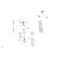 SUSPENSION - REAR SHOCKS - 2026 CAN AM MAVERICK MAX TURBO RR X RC - LOFT GREEN SATIN - 72" WIDTH CALI