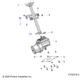 STEERING: STEERING POST UPPER and EPS MOUNTING - 2020 POLARIS SPORTSMAN XP 1000 HIGH LIFTER