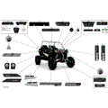 DECALS - 2020 CAN AM MAVERICK SPORT 1000R X MR