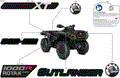 BODY - FEATURE DECALS - 2025 CAN AM OUTLANDER 1000R 4X4 XT - WILDLAND CAMO - (2)