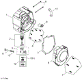 CRANKCASE RIGHT - 2019 CAN AM DS 90 X