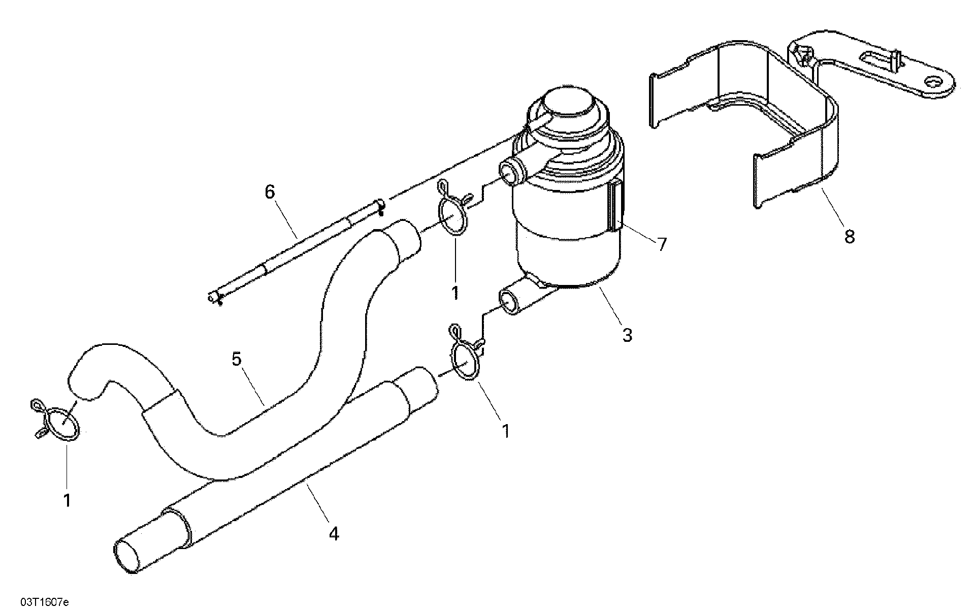 An Image of a Genuine Can-Am Parts Schematic Diagram showing the schematic - AIR INJECTION SYSTEM 