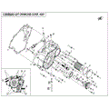 LEFT CRANKCASE COVER ASSY. - 2022 CFMOTO UFORCE 600