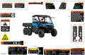 BODY - WARNING DECALS - 2023 CAN AM DEFENDER 6X6 HD10 LTD CAB