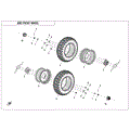 FRONT WHEEL - 2023 CFMOTO CFORCE 110
